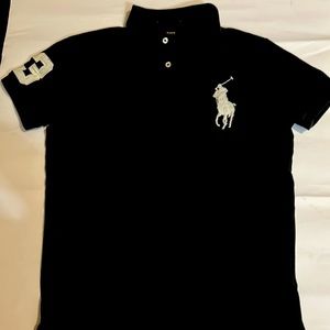 Polo by Ralph Lauren black button up shirt.